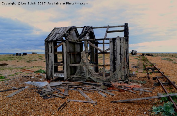 Derelict Fishing Hut at Dungeness Picture Board by Lee Sulsh