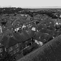 Buy canvas prints of Rye Town B&W by Lee Sulsh