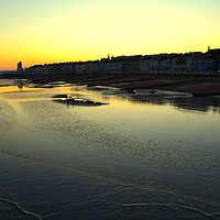 Buy canvas prints of View from Hastings pier by Lee Sulsh