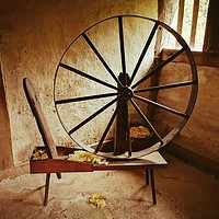 Buy canvas prints of Spinning Wheel by Lee Sulsh