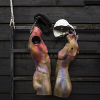 Buy canvas prints of painted mannequin without arms by Chris Willemsen