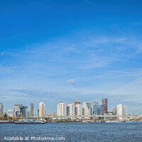 Buy canvas prints of skyline from rotterdam with the bridge by Chris Willemsen