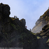 Buy canvas prints of people on the pico arieiro on madeira island by Chris Willemsen