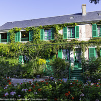 Buy canvas prints of the flowers and plants in the gardens of monet in france by Chris Willemsen