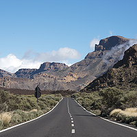 Buy canvas prints of the road to the Vulcano by Chris Willemsen