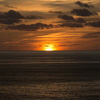 Buy canvas prints of sunset in atlantic ocean by Chris Willemsen