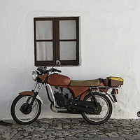Buy canvas prints of old moped or scooter by Chris Willemsen