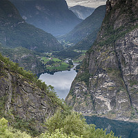 Buy canvas prints of viewpoint aurland valley by Chris Willemsen
