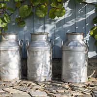 Buy canvas prints of three churns on a farm by Chris Willemsen