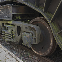 Buy canvas prints of old wheels train  by Chris Willemsen