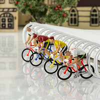 Buy canvas prints of mini puppets cycling game by Chris Willemsen