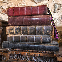 Buy canvas prints of a pile of very old books  by Chris Willemsen