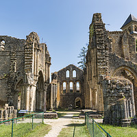 Buy canvas prints of Orval Abbey Abbaye Notre-Dame d Orval, Cistercian  by Chris Willemsen