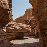 Buy canvas prints of red canyon in israel by Chris Willemsen