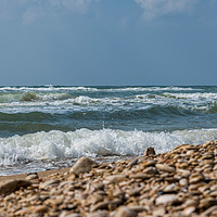 Buy canvas prints of ocean and sea waves at the beach by Chris Willemsen
