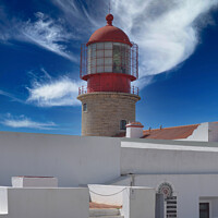 Buy canvas prints of lighthouse of sagres in south portugal by Chris Willemsen