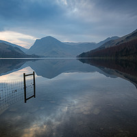 Buy canvas prints of Buttermere Before Sunrise by Martin Griffett