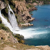 Buy canvas prints of Turkish waterfall Duden (Antalya) by Vitaliy Borisov