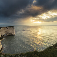 Buy canvas prints of Beautiful cliff formation landscape during stunning sunrise by Matthew Gibson