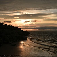 Buy canvas prints of A sunset over a body of water by Alexander Pemberton