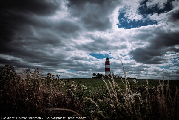 Happisburgh Lighthouse Picture Board by Simon Wilkinson