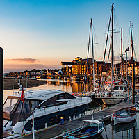 Buy canvas prints of Wells Harbour Sunrise by Simon Wilkinson