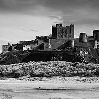 Buy canvas prints of Bamburgh Castle by Simon Wilkinson