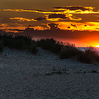 Buy canvas prints of The Setting Sun by Simon Wilkinson