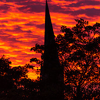 Buy canvas prints of Fire in the Sky by Simon Wilkinson