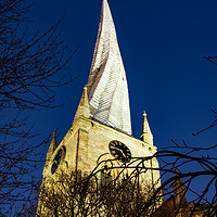 Buy canvas prints of Ye Olde Crooked Spire by Simon Wilkinson