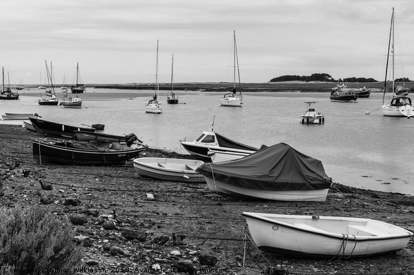 Low Tide at Wells Picture Board by Simon Wilkinson