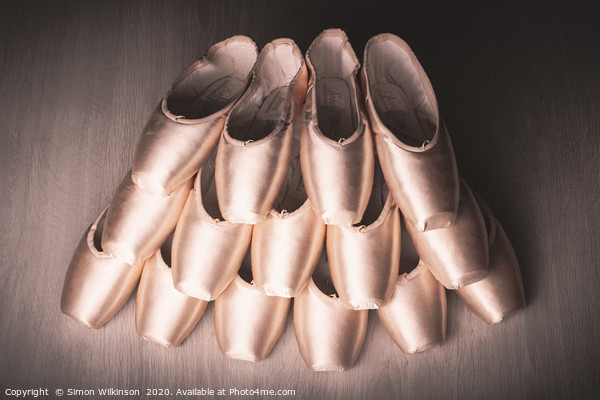 Pointe Shoes Picture Board by Simon Wilkinson