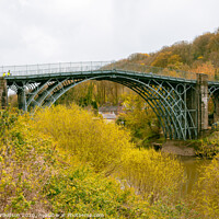Buy canvas prints of The Iron Bridge by Simon Wilkinson