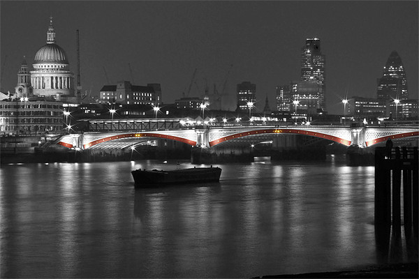 London Skyline Acrylic by Neil Gavin