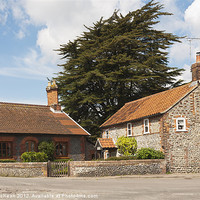 Buy canvas prints of Building, Houses, Traditionsl, Weybourne, Norfolk by Hugh McKean