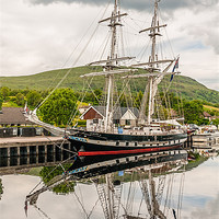 Buy canvas prints of Ship, Sail training vessel, TS Royalist, Docked, N by Hugh McKean