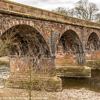 Buy canvas prints of Structure, Bridge, Railway, River, Crossing by Hugh McKean