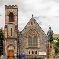 Buy canvas prints of Building, Duncansburgh Macintosh parish church, Fo by Hugh McKean