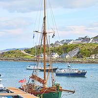 Buy canvas prints of Sailind ship EDA FRANDSEN, Mallaig by Hugh McKean