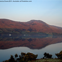 Buy canvas prints of Reflections on Loch Broom by Catherine Fowler