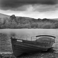 Buy canvas prints of Derwentwater Row Boat by Catherine Fowler