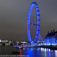 Buy canvas prints of London's Blue Jewel by Catherine Fowler