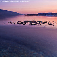 Buy canvas prints of Last light on Coniston Water by Catherine Fowler