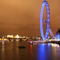 Buy canvas prints of  The Eye at Night by Catherine Fowler