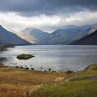 Buy canvas prints of  Autumn at Wastwater by Catherine Fowler