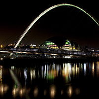 Buy canvas prints of Gateshead Millennium Bridge by Catherine Fowler