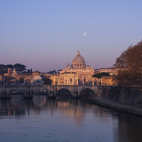 Buy canvas prints of Sunrise Over Rome by Catherine Fowler