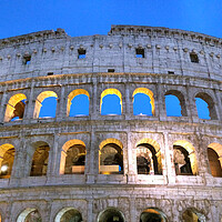 Buy canvas prints of Colosseum by MIKE POBEGA