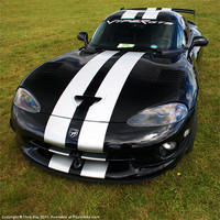 Buy canvas prints of Dodge Viper by Chris Day