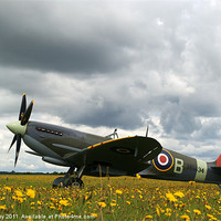 Buy canvas prints of Spitfire Mk IXB by Chris Day